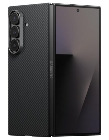 PITAKA Калъф Samsung Z Fold 7, Ultra-Slim MagSafe, black-grey twill - FBFold7