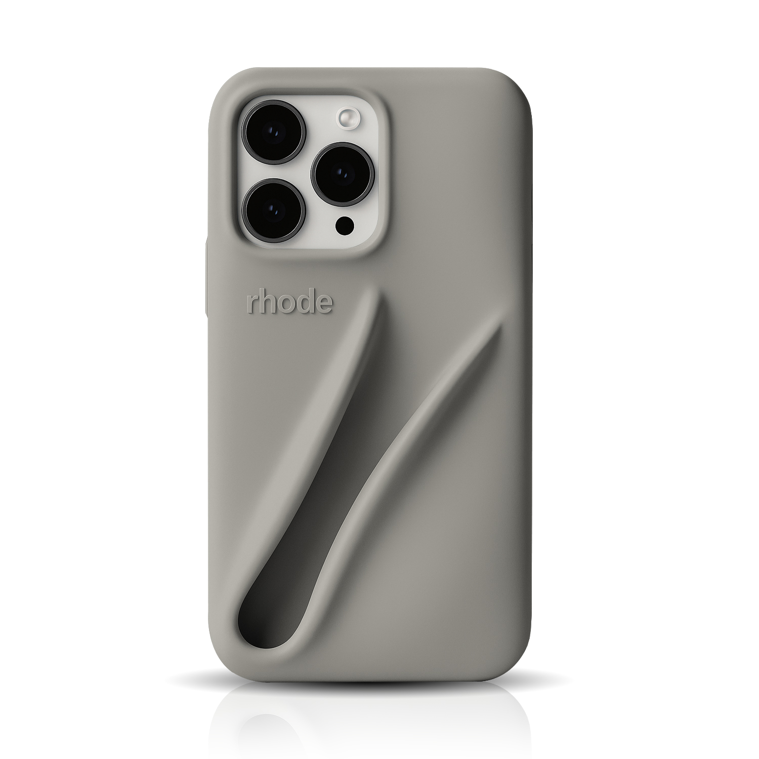 Калъф Rhode Lipgloss-case Apple iPhone 13 Pro/ 14 Pro/ 15 Pro /gray/ – снимка 2