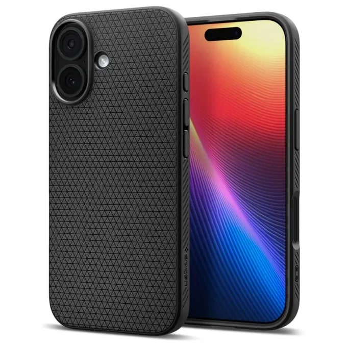 SPIGEN Калъф Liquid Air Apple iPhone 17 /черен мат/ - ACS10369