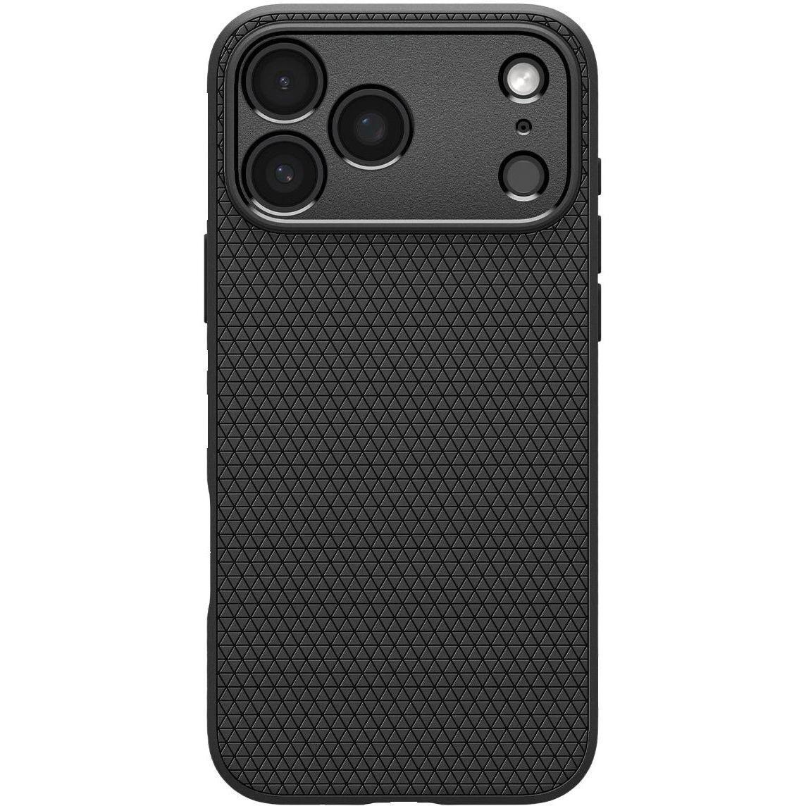 SPIGEN Калъф Liquid Air Apple iPhone 17 Pro Max /черен мат/ - ACS10265 – снимка 3