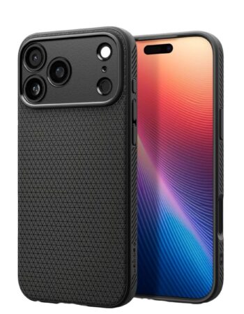 SPIGEN Калъф Liquid Air Apple iPhone 17 Pro /черен мат/ - ACS10331