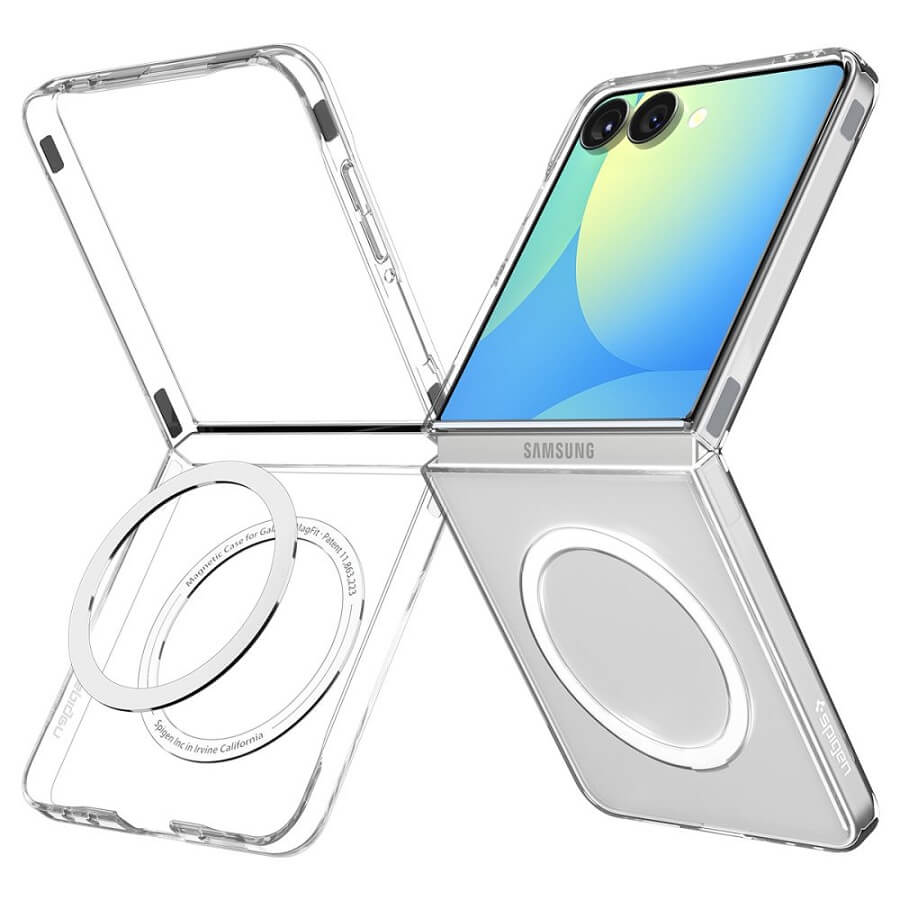 SPIGEN Калъф AirSkin Crystal Samsung Z Flip 7 /черен арамид/ - ACS09564