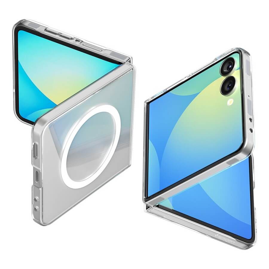 SPIGEN Калъф AirSkin Crystal Samsung Z Flip 7 /черен арамид/ - ACS09564 – снимка 5
