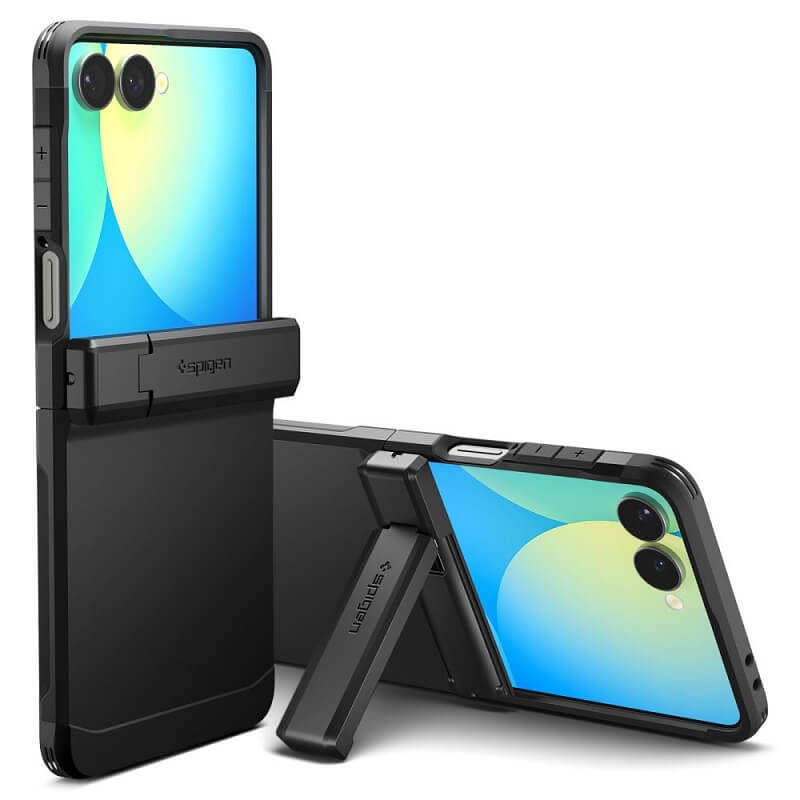 SPIGEN Калъф Tough Armor Pro MagSafe Samsung Z Flip 7 /черен/ - ACS09561 – снимка 4