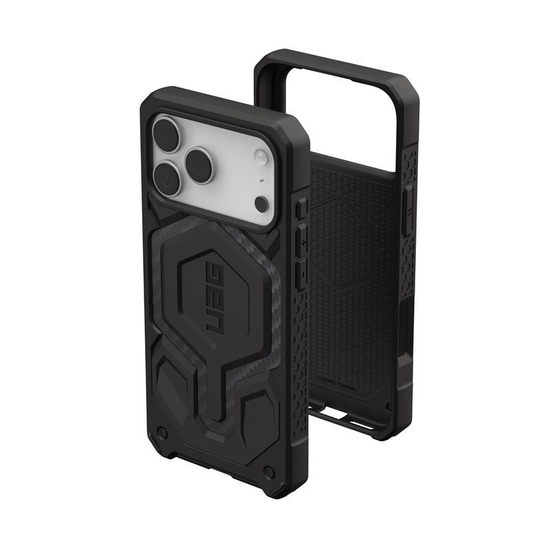 UAG Калъф Apple iPhone 17 Pro Max, Monarch Pro MagSafe, черен карбон - 114514114242 – снимка 3
