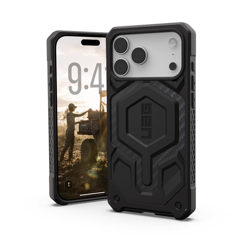 UAG Калъф Apple iPhone 17 Pro Max, Monarch Pro MagSafe, черен карбон - 114514114242 – снимка 2