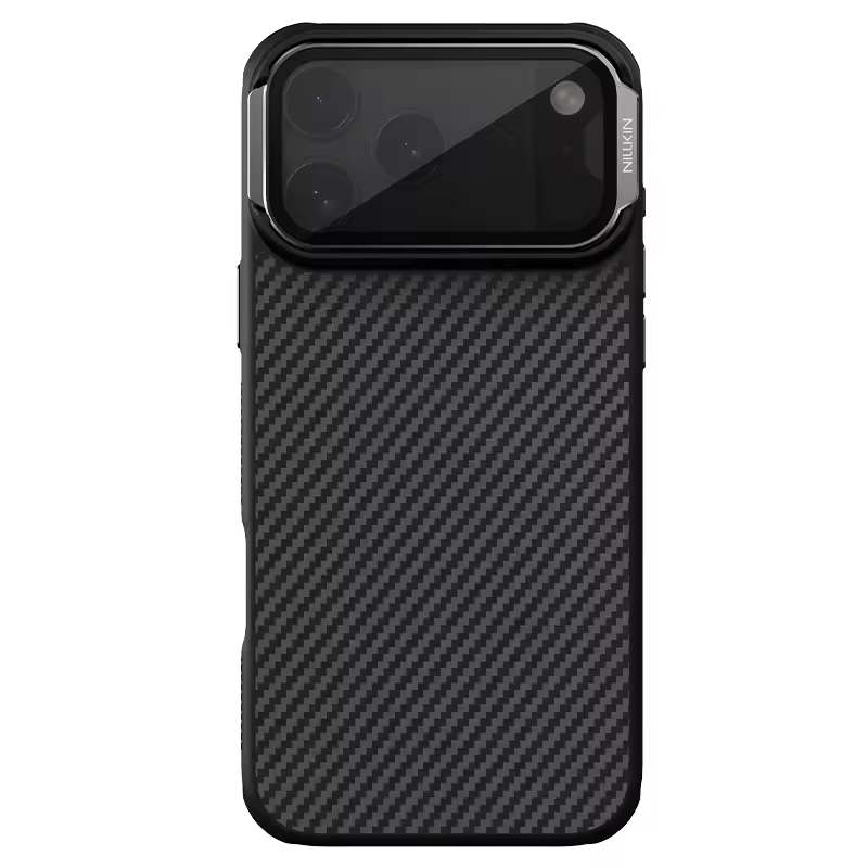 NILLKIN Калъф Apple iPhone 17 Pro Max, KEVLAR + Tinted camera cover MagSafe /черен/ – снимка 2