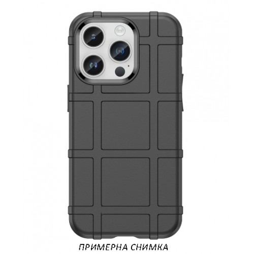 Rugged TPU Samsung Galaxy S23 Ultra - Черен