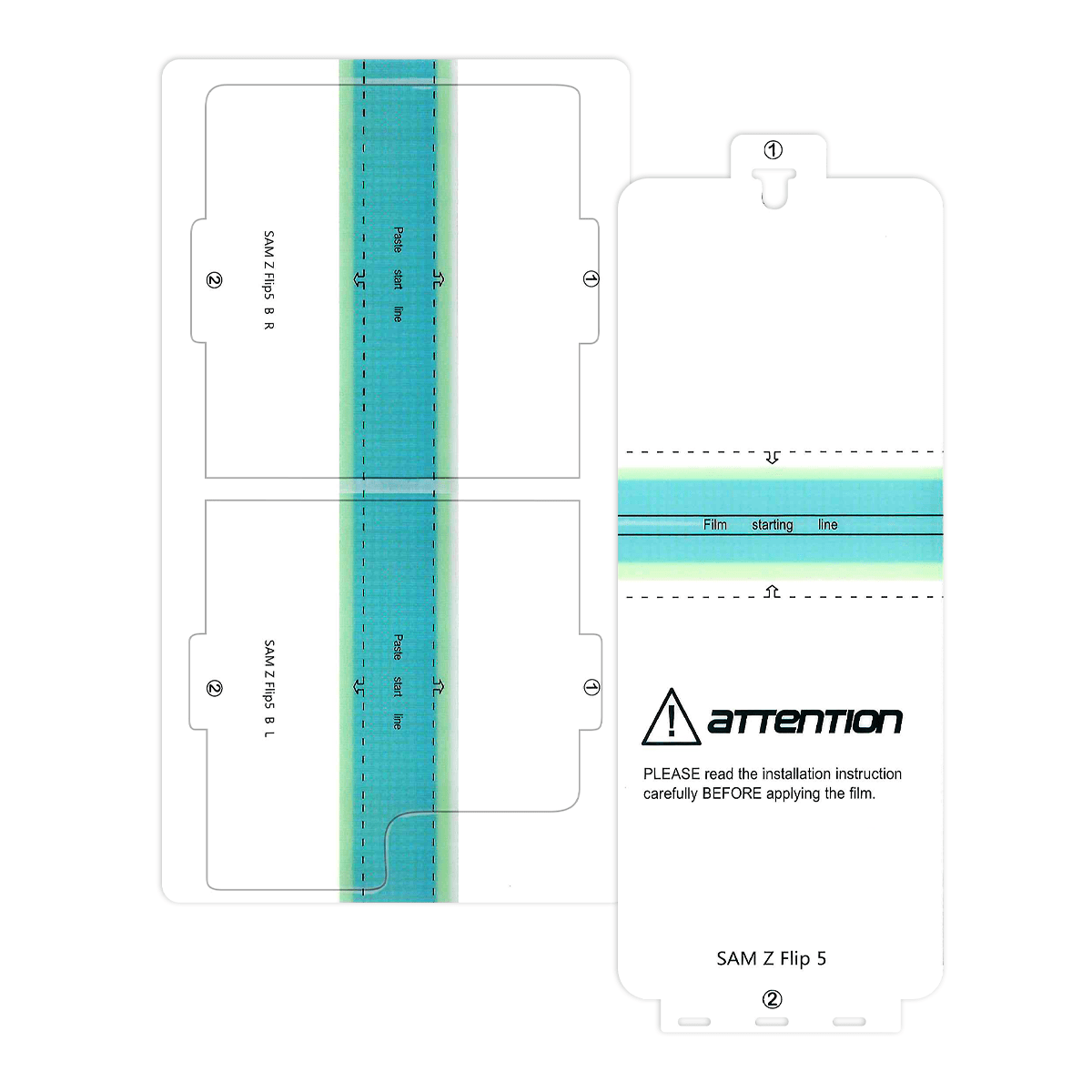 Hydrogel Samsung Z Flip 7, HD комплект 2 части