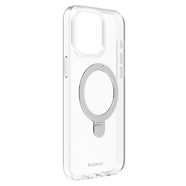 BASEUS Калъф + Стъклен протектор Sky Ring MagSafe Apple iPhone 15 Pro Max, P60161002201-01 /прозрачен/ – снимка 2