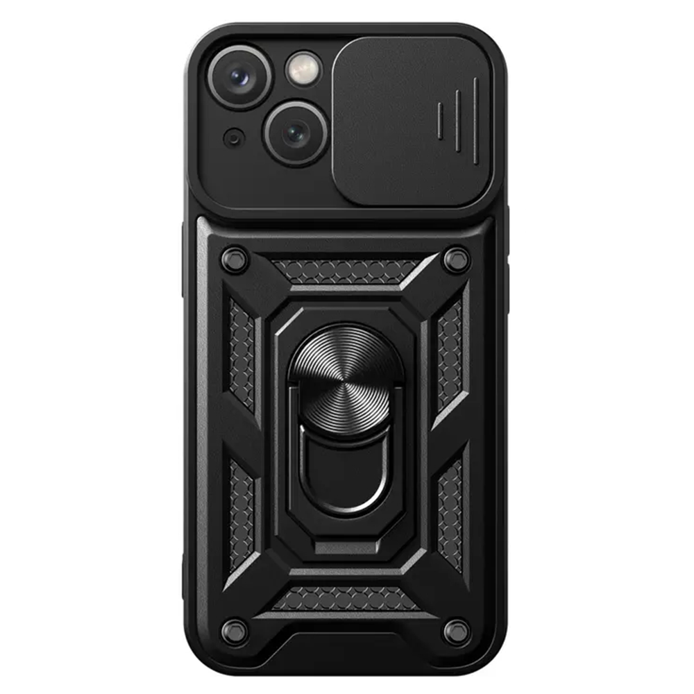 Калъф ARMOR CamSlide Удароустойчив Samsung S25 /черен/