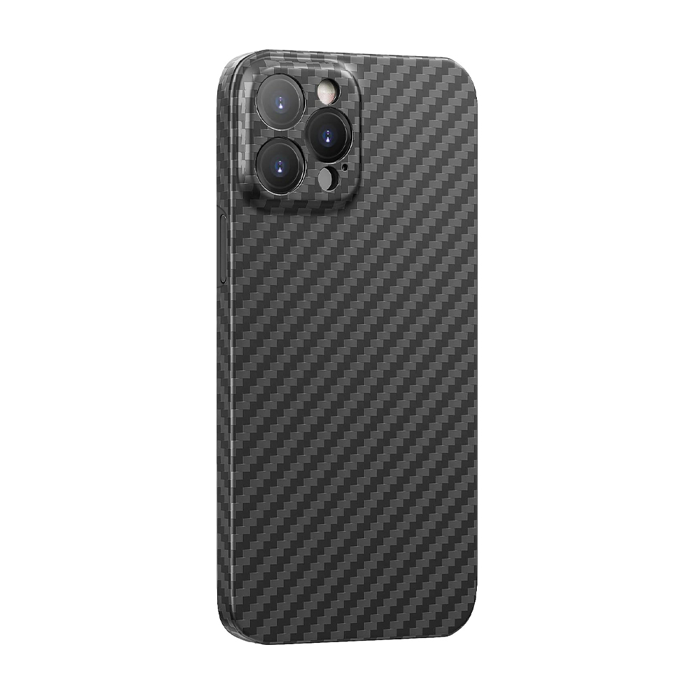 Калъф Genuine Carbon Apple iPhone 15 Pro /черен/ – снимка 2