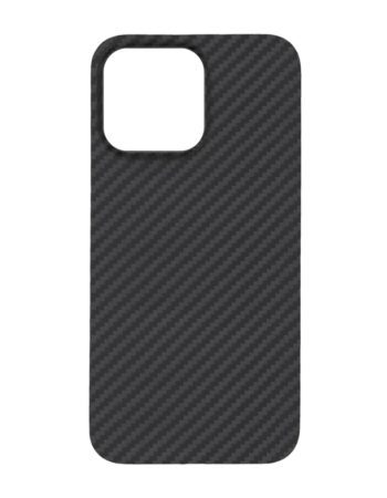 Калъф Genuine Carbon Apple iPhone 15 Pro /черен, с отоврена камера/