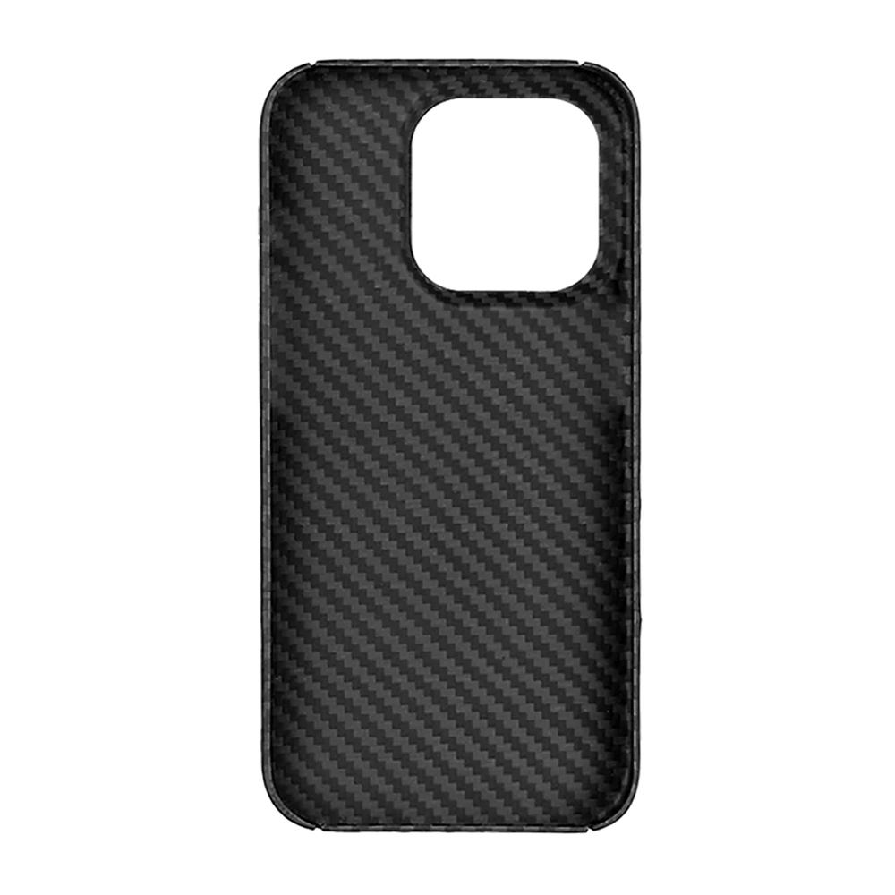 Калъф Genuine Carbon MagSafe Apple iPhone 13 Pro Max /черен, с отоврена камера/ – снимка 2