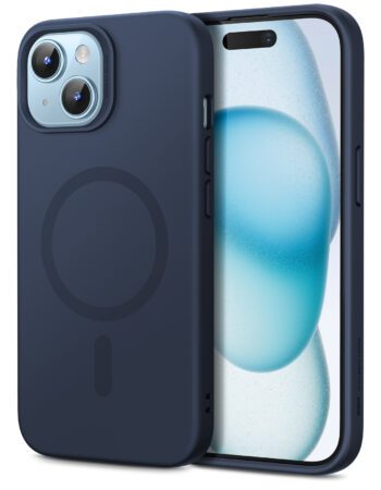 ESR Калъф Cloud Soft iPhone 15, MagSafe /тъмно син/