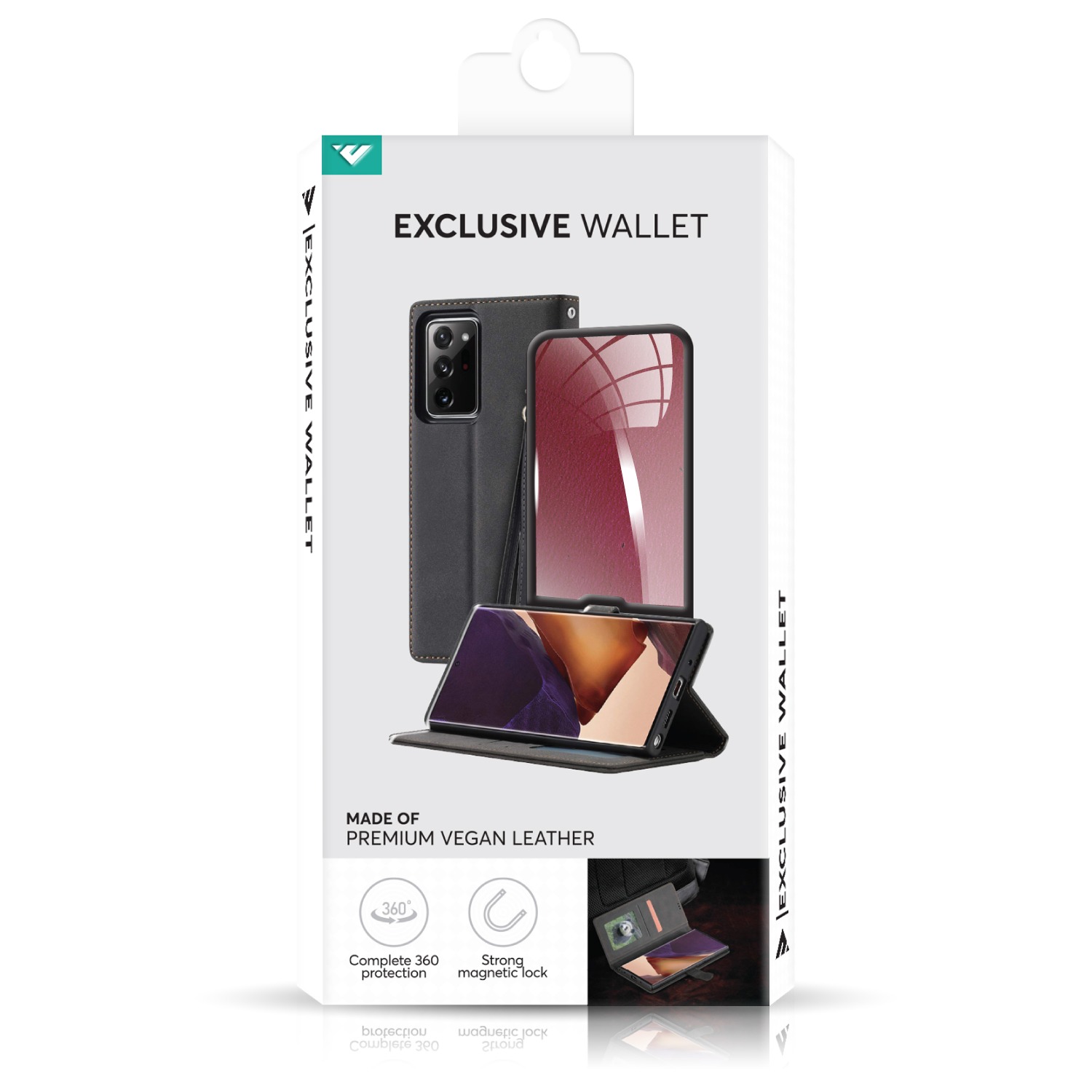 Калъф Exclusive Wallet Samsung A07 4G/5G /червен/ – снимка 2