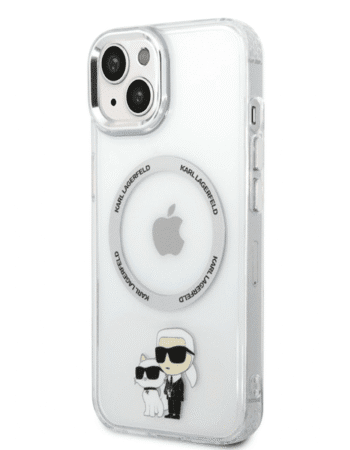 Karl Lagerfeld Калъф Apple iPhone 15, IML K/C NFT MagSafe /прозрачен/ - KLHMP15SHNKCIT