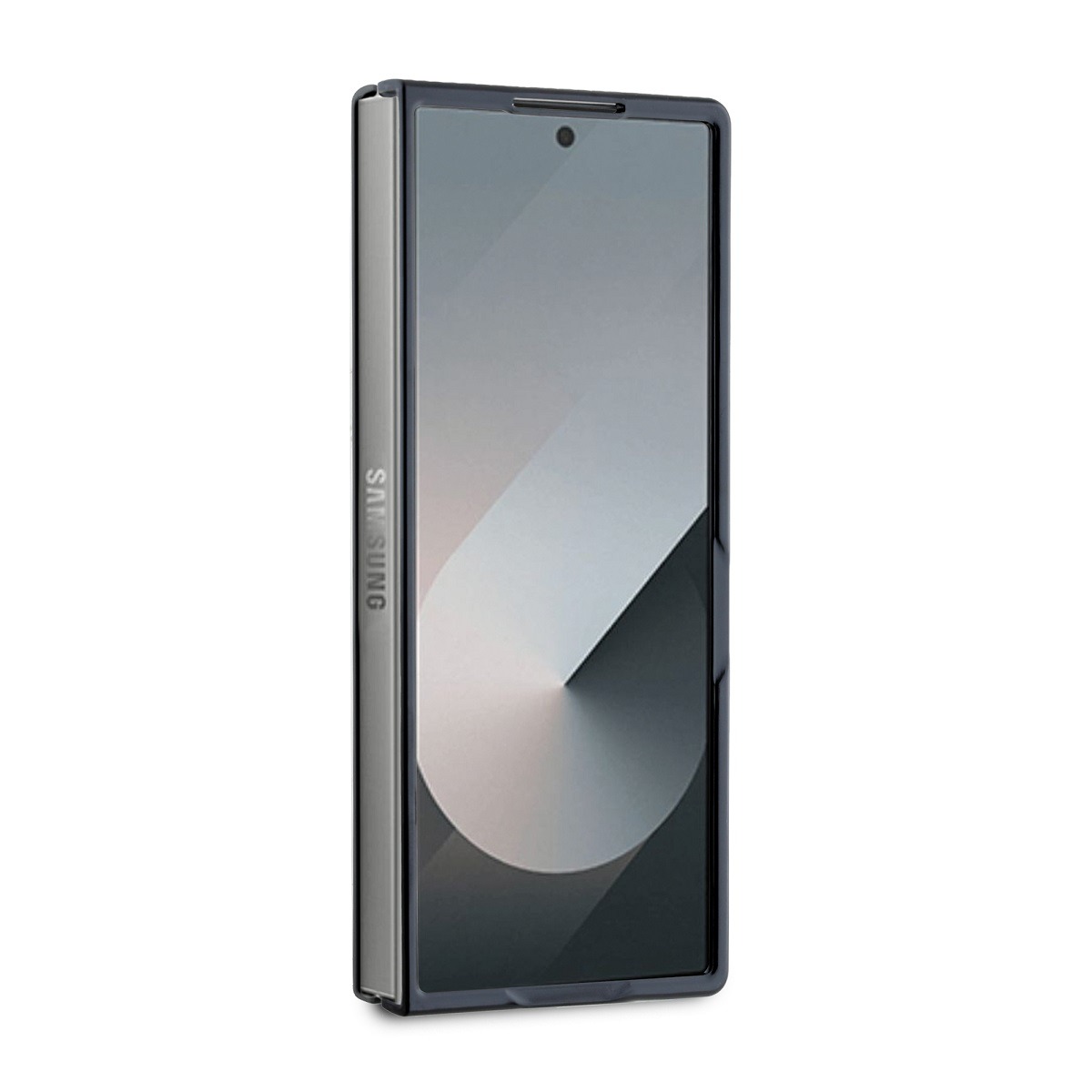 GUESS Калъф Samsung Z Fold 6, PC/TPU Glitter Flakes Metal Logo, златен - GUHCZFD6HGGSHD – снимка 3