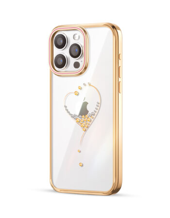 Kingxbar Калъф Apple iPhone 14 Pro, Wish Series, розово злато
