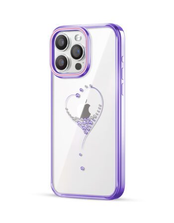 Kingxbar Калъф Apple iPhone 14 Pro, Wish Series, лилав