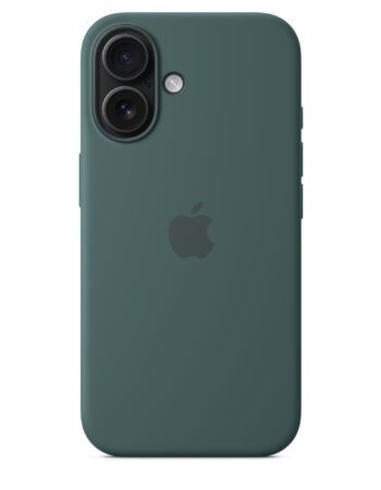 Калъф Luxury Apple iPhone 16 MagSafe с бутон /lake green/