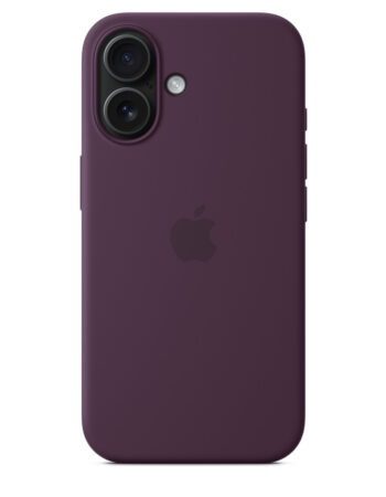 Калъф Luxury Apple iPhone 16 Plus MagSafe с бутон /plum/