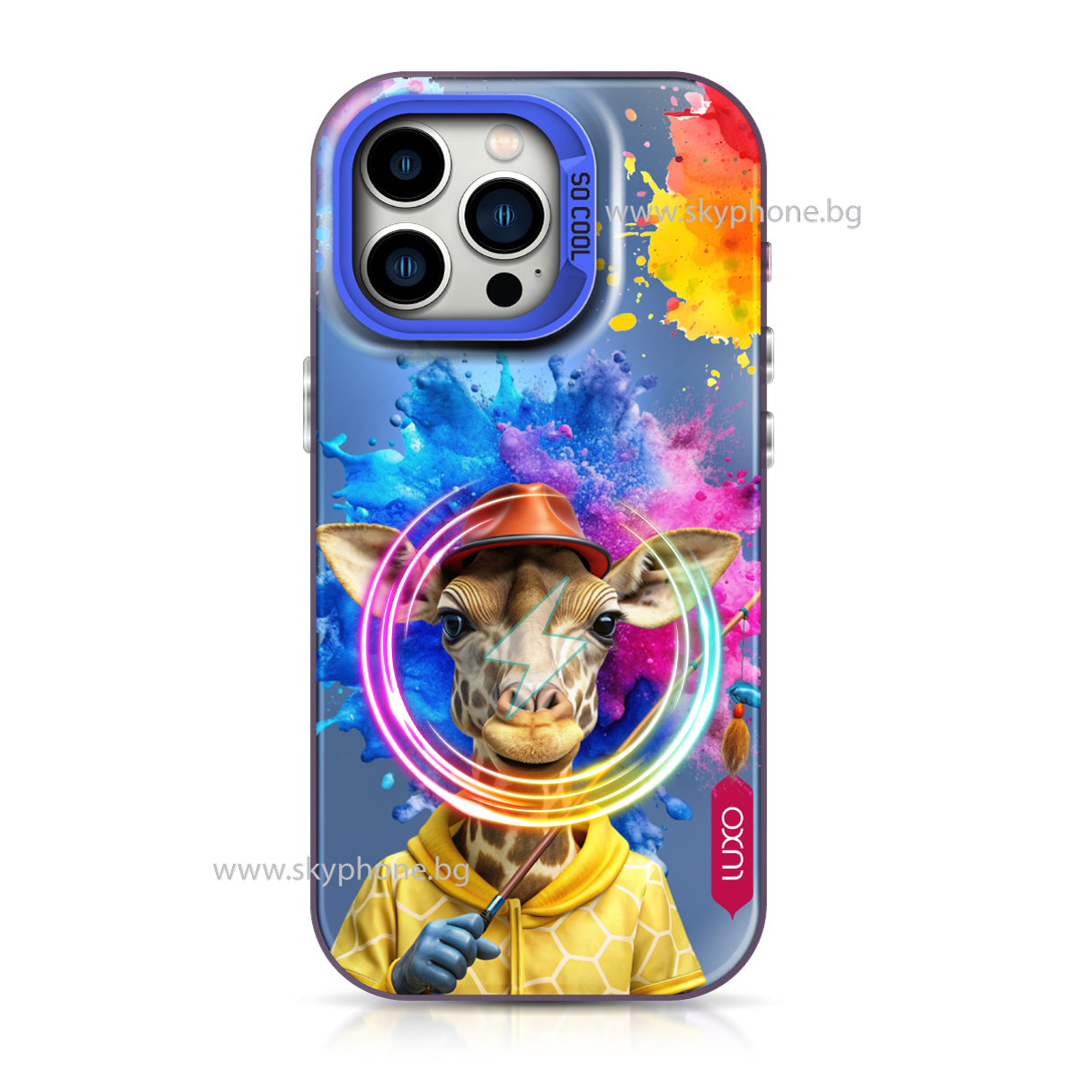 Калъф LUXO So CooL MagSafe Apple iPhone 15 Plus /жираф/