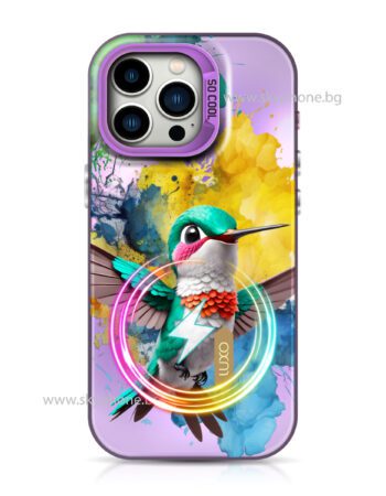 Калъф LUXO So CooL MagSafe Apple iPhone 15 Plus /колибри/