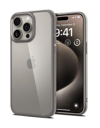 Калъф SPG Ultra Hybrid iPhone 15 Pro Max /сив/