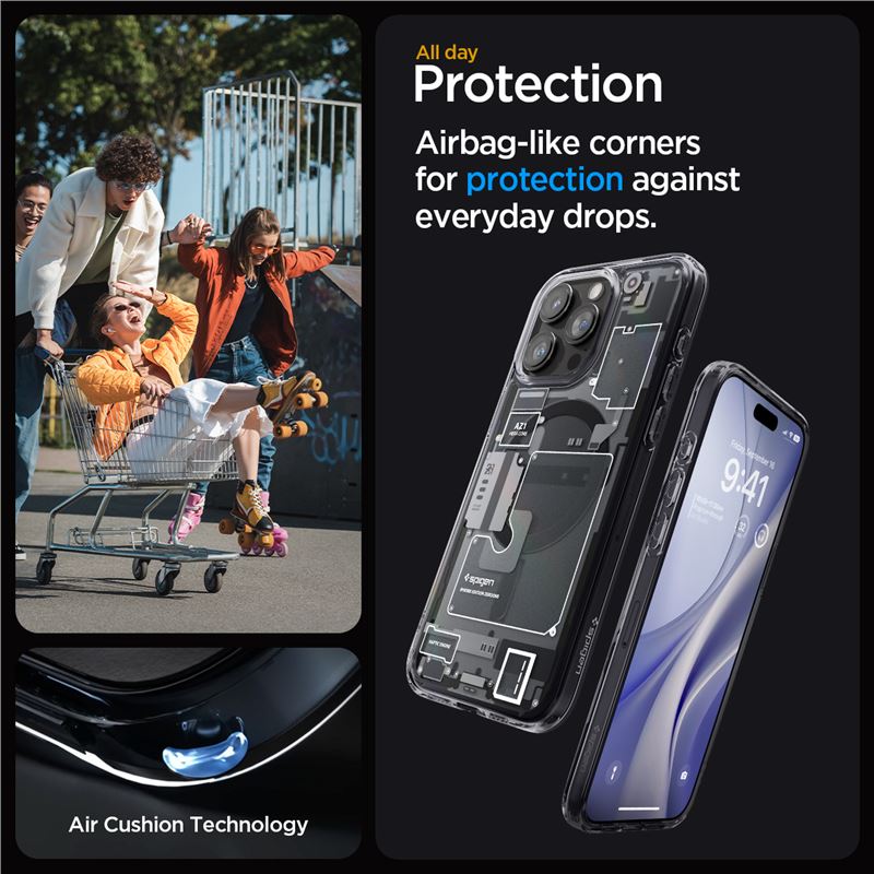 Калъф SPG Ultra Hybrid iPhone 13 Pro, MagFit /бял/ – снимка 2