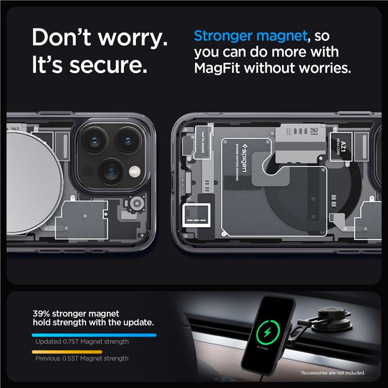 Калъф SPG Ultra Hybrid iPhone 14 Pro Max, MagFit /черен/ – снимка 3