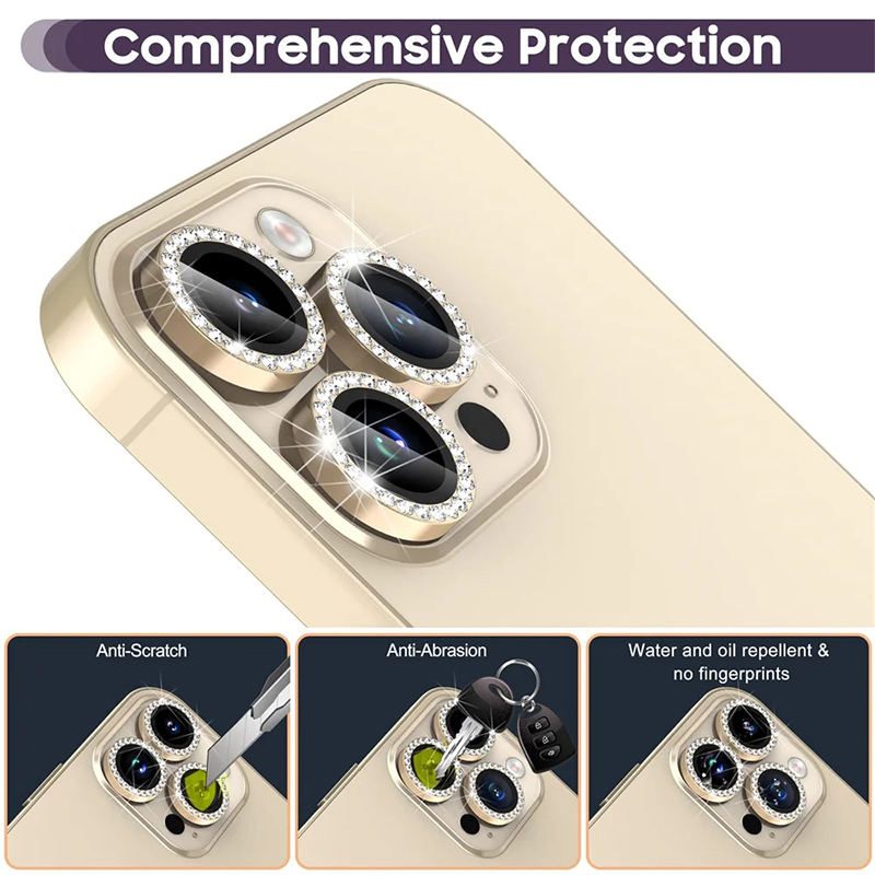 Metal Camera Lens Apple iPhone 13 Pro /черни/ NORDIC – снимка 3
