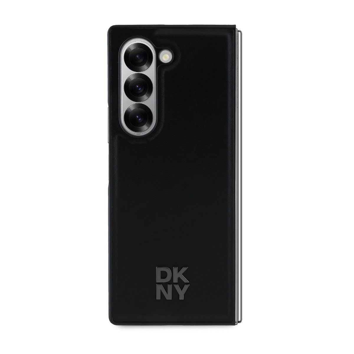 DKNY Калъф Samsung Z Fold 6, PU Leather Stack Logo MagSafe, черен - DKHMZFD6PSMCSLK – снимка 2