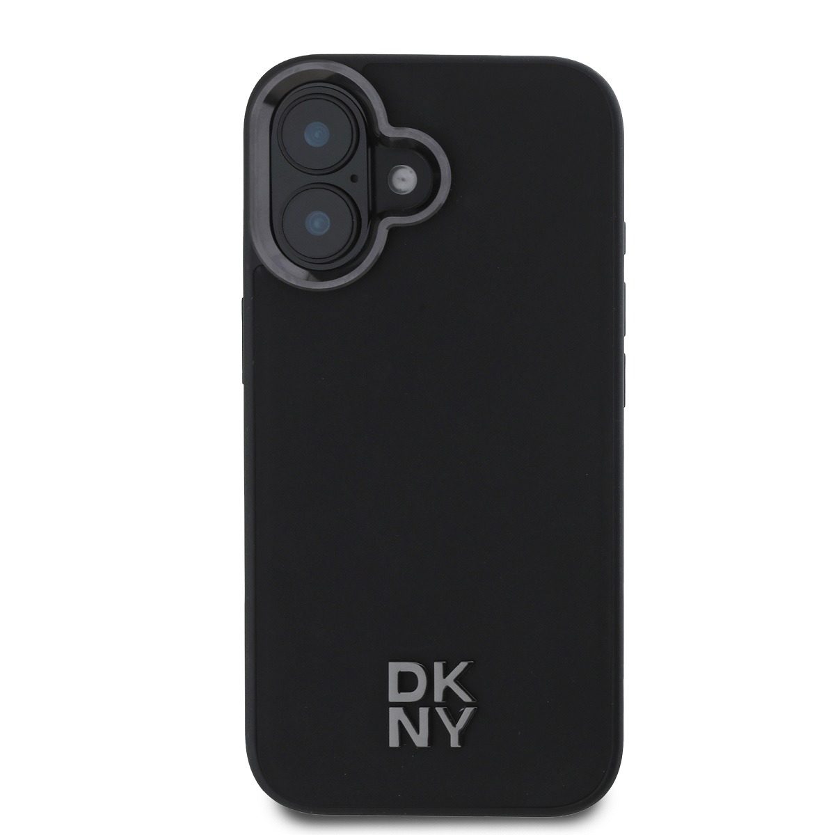 DKNY Калъф Apple iPhone 16, PU Leather Stack Logo Magsafe, черен - DKHMP16SPSMCSLK – снимка 2