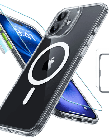 ESR Калъф Classic Pro + стъкло SET iPhone 16, MagSafe /прозрачен/ Amazon Pack