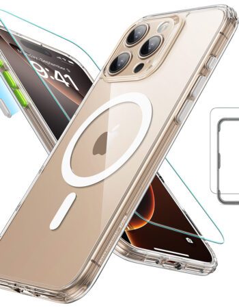 ESR Калъф Classic Pro + стъкло SET iPhone 16 Pro Max, MagSafe /прозрачен/ Amazon Pack