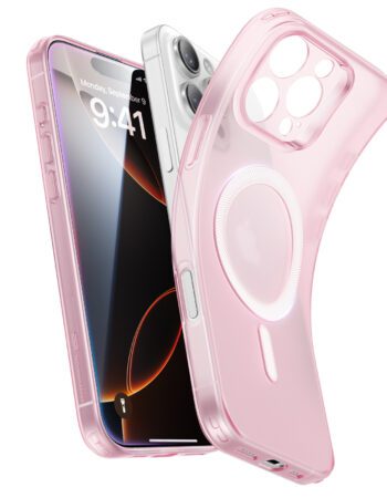 ESR Калъф Zero Clear iPhone 16 Pro Max, MagSafe /матово розов/