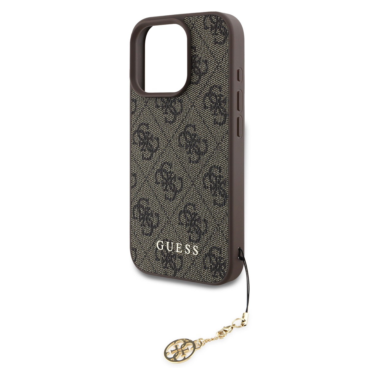 GUESS Калъф Apple iPhone 16 Pro Max, 4G Charm Tone on Tone, кафяв - GUHCP16XGF4GCW – снимка 3