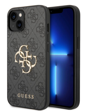 GUESS Калъф Samsung Z Flip 7, PU 4G Metal Logo, сив - GUHCZF74GMGGR
