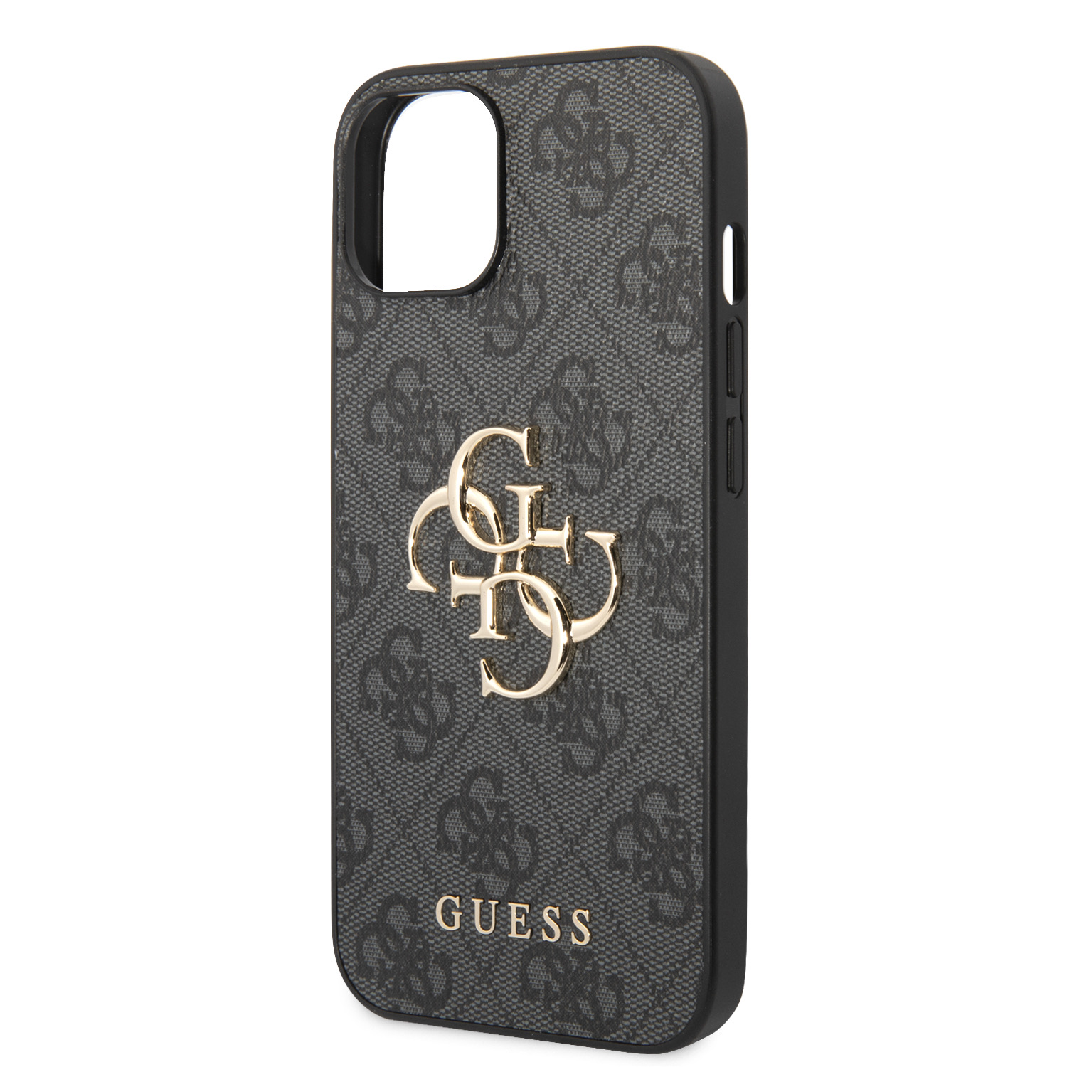 GUESS Калъф Samsung Z Flip 7, PU 4G Metal Logo, сив - GUHCZF74GMGGR – снимка 4