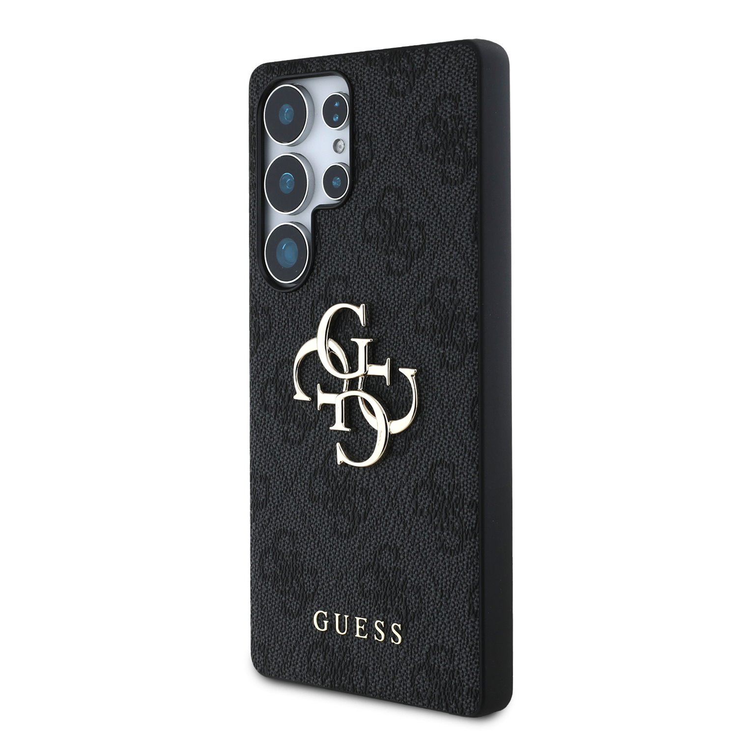 GUESS Калъф Samsung S25 Ultra, PU 4G Metal Logo, сив - GUHCS25L4GMGGR – снимка 2