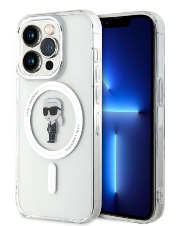 Karl Lagerfeld Калъф Apple iPhone 15 Pro, IML Ikonik MagSafe /прозрачен/ - KLHMP15LHFCKNOT