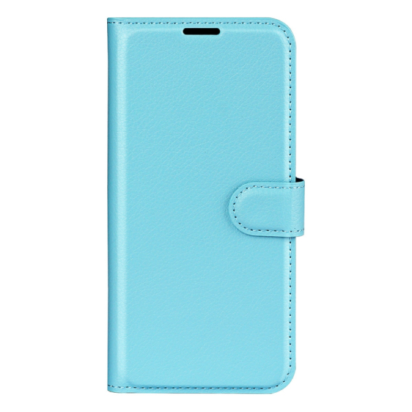 Калъф Leather Wallet Apple iPhone 13 Pro /светло син/