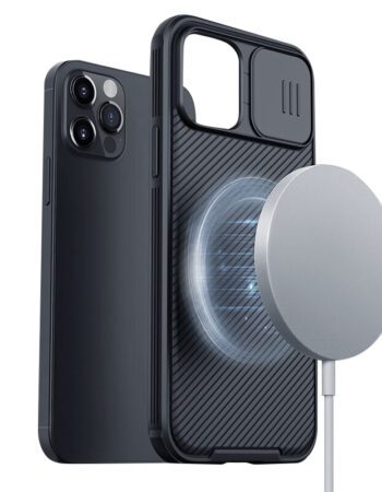 NILLKIN Калъф Apple iPhone 15 Pro Max, Camshield Pro MagSafe /черен/