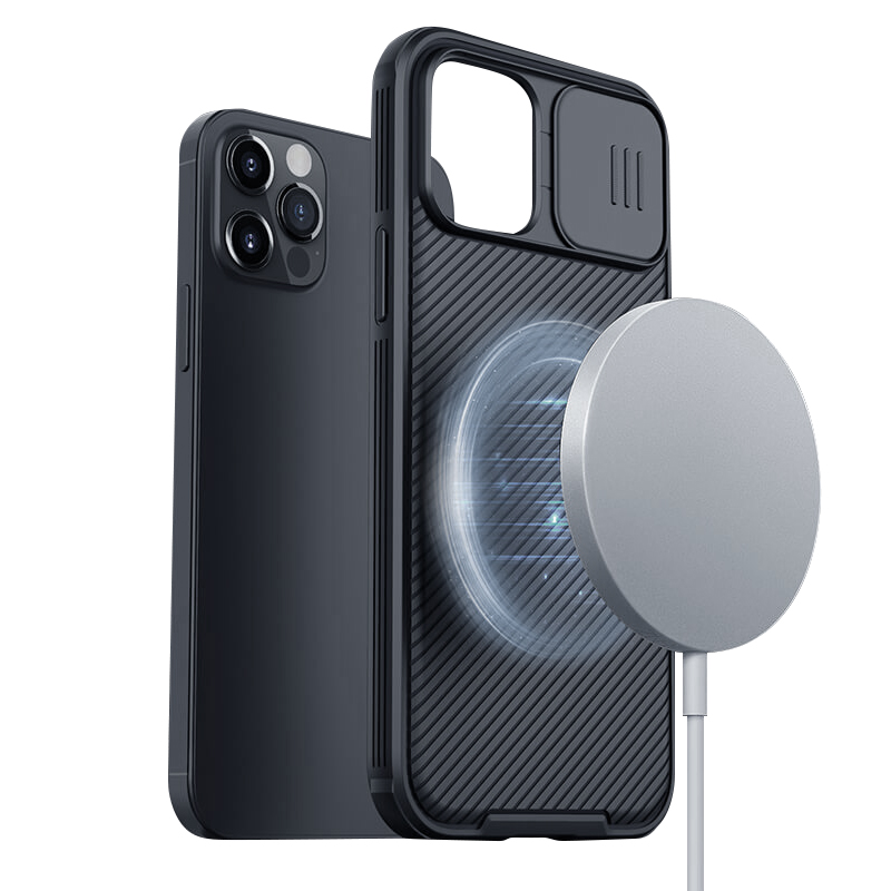 NILLKIN Калъф Apple iPhone 15 Pro Max, Camshield Pro MagSafe /черен/