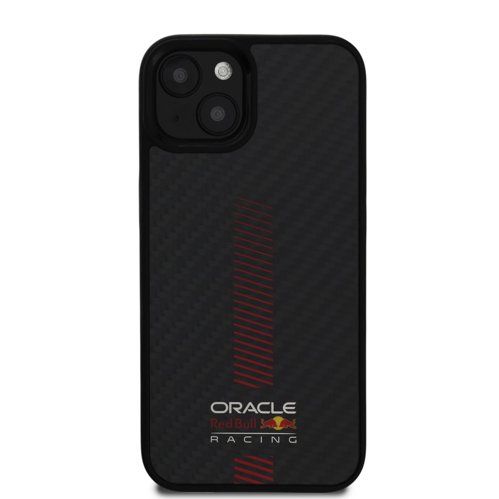 Red Bull Калъф Apple iPhone 13, Carbon Powerbar MagSafe, черен - RBHMP13M24CFGSMK – снимка 3