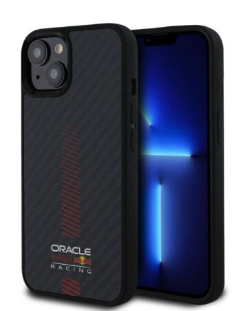 Red Bull Калъф Apple iPhone 13, Carbon Powerbar MagSafe, черен - RBHMP13M24CFGSMK
