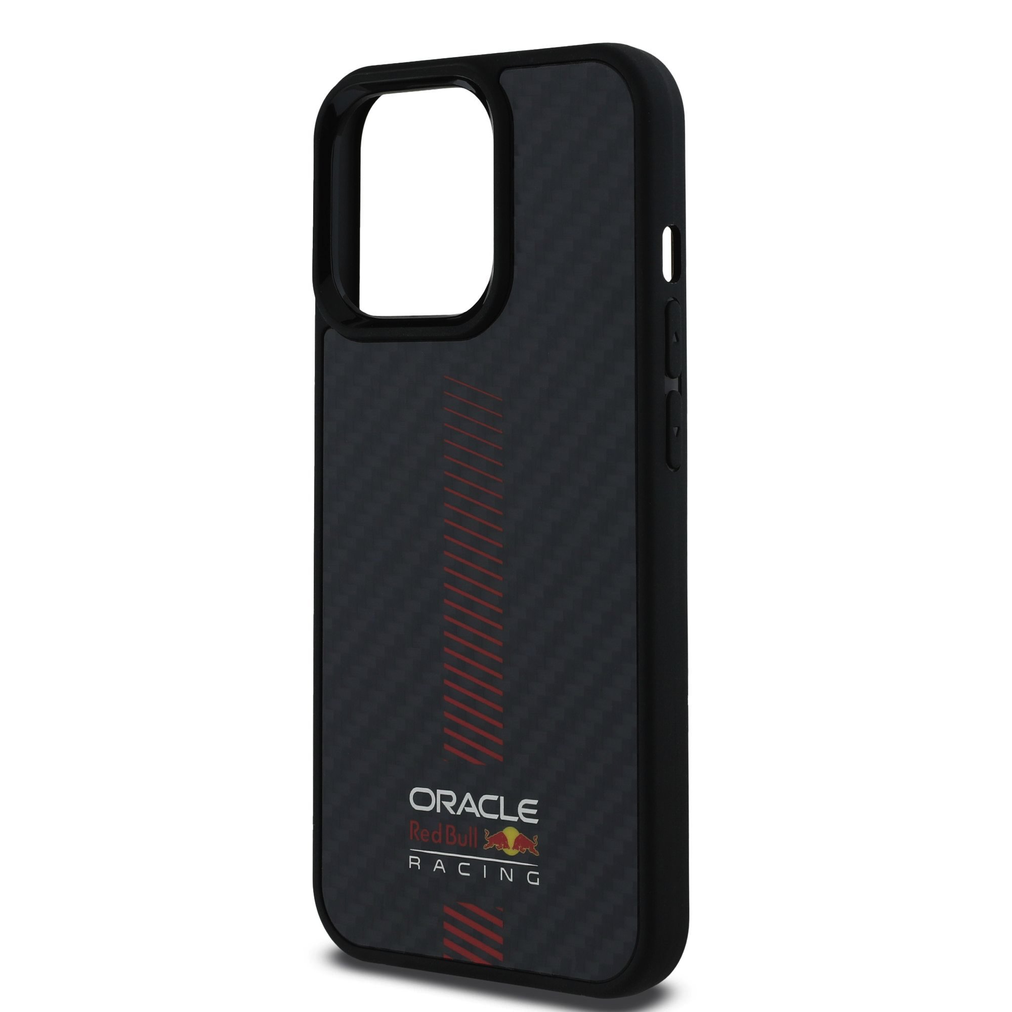 Red Bull Калъф Apple iPhone 13 Pro, Carbon Powerbar MagSafe, черен - RBHMP13L24CFGSMK – снимка 5