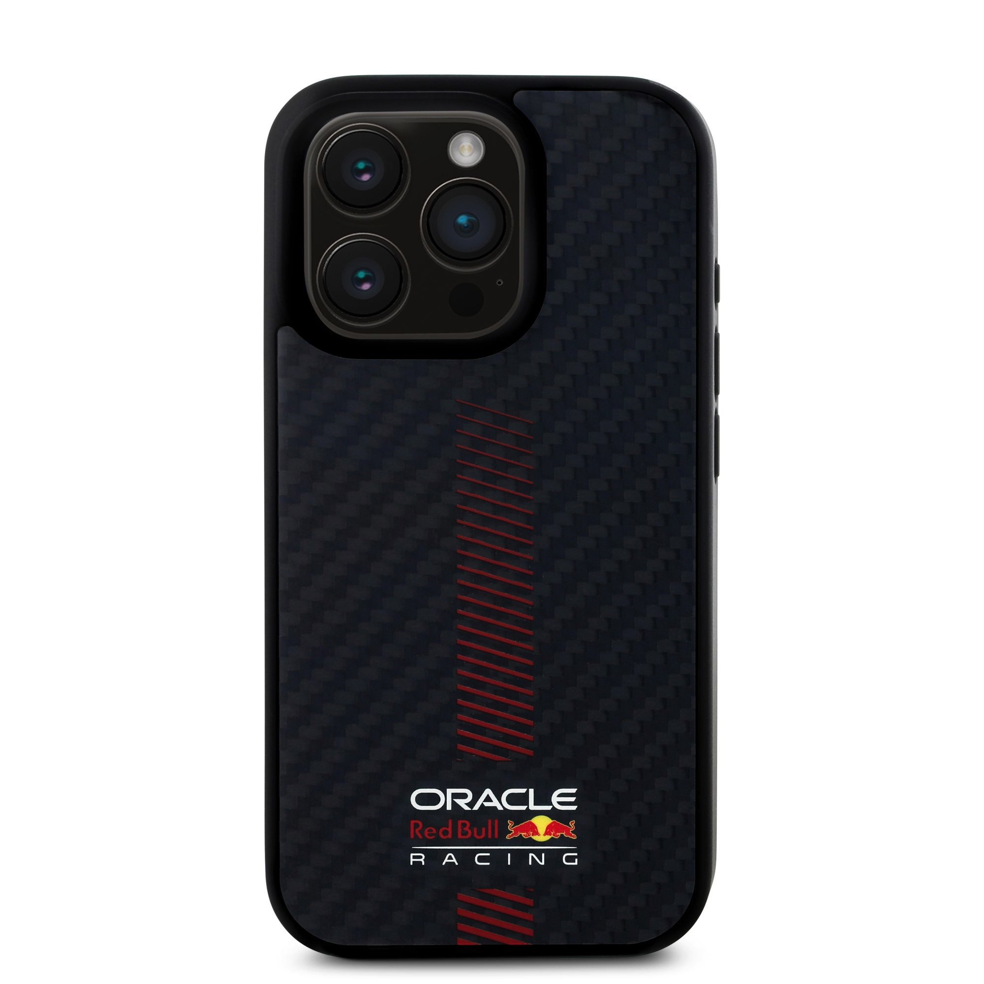 Red Bull Калъф Apple iPhone 15 Pro Max, Carbon Powerbar MagSafe, черен - RBHMP15X24CFGSMK – снимка 3
