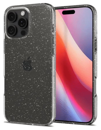SPIGEN Калъф Liquid Crystal Apple iPhone 16 Pro Max /прозрачен, блестящ/ - ACS07985